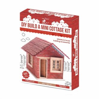DIY Mini Wooden Cottage Kit for Arts & Crafts Fun
