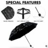 Compact Waterproof Travel Umbrella for Men, Women, Kids