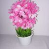 Artificial Pink Bonsai Flower Plant in Pot for Home Decor