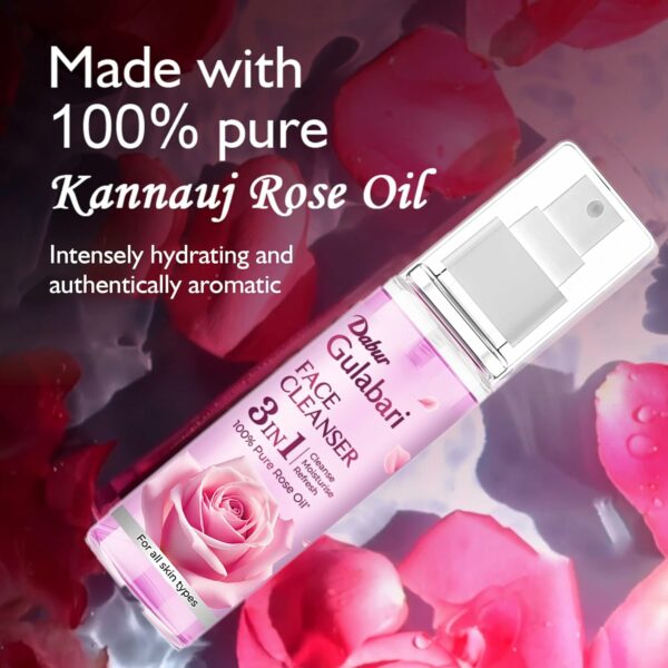 Gentle Rose Glow Face Cleanser - 400ml | Hydrating & Balancing - Image 3