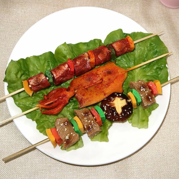 6pcs Artificial Green Lettuce Leaves - PVC Simulation Food - Image 5