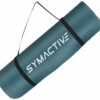 Extra Thick 13mm NBR Yoga Mat with Strap - Steel Grey