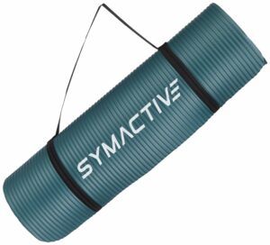 Extra Thick 13mm NBR Yoga Mat with Strap - Steel Grey