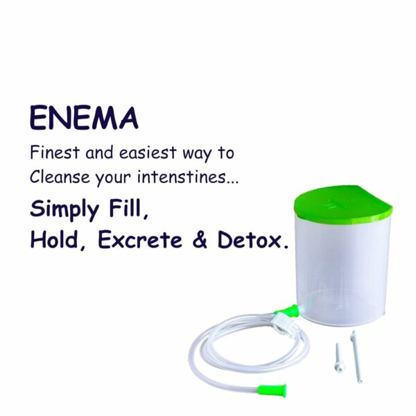 Complete Enema & Neti Kit - 1500ml Enema, 500ml Neti Pot, Eye Wash Cups - Image 3