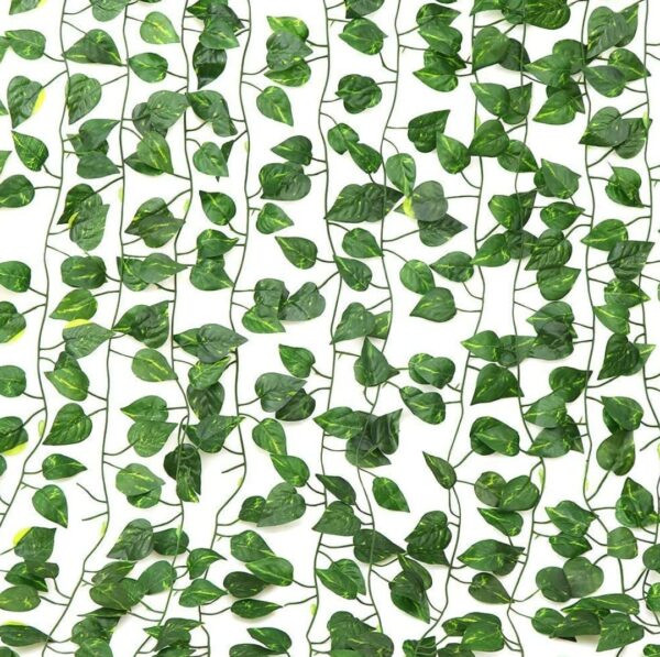 Pack of 6 Artificial Ivy Vines - 78.7 Inch Greenery Garland - Image 3