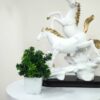 Eucalyptus Potted Faux Plants - Indoor & Office Decor (Pack of 4)
