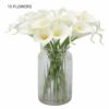 10 Pcs Artificial Calla Lily Flowers Bunch for Home Decor