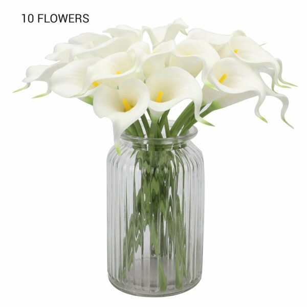10 Pcs Artificial Calla Lily Flowers Bunch for Home Decor - Image 3