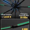3 Fold Automatic Umbrella - UV Protection, Wind Resistant