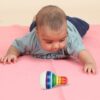 Wooden Roly Poly Tumbler Toy for Babies 6 Months+, Eco-Friendly