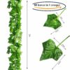 Artificial Ivy Garland with 80 Leaves - 6 Pcs Greenery Decor