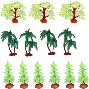 3A Featuretail Mini Artificial Trees - 20Pc Pack, 3Inch