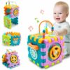6 in 1 Educational Activity Cube for Babies 6-18 Months