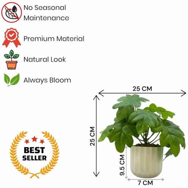 Realistic Artificial Plants with Pot for Home & Office Decor - Image 2