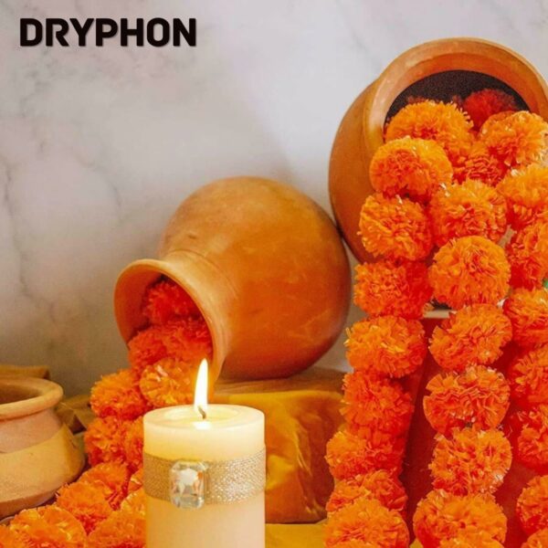 Marigold Garlands - Artificial Flowers for Festive Decoration - Image 5