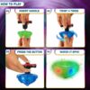 Lattoo Spinning Launcher Gyro Top with LED Light - Color Varies