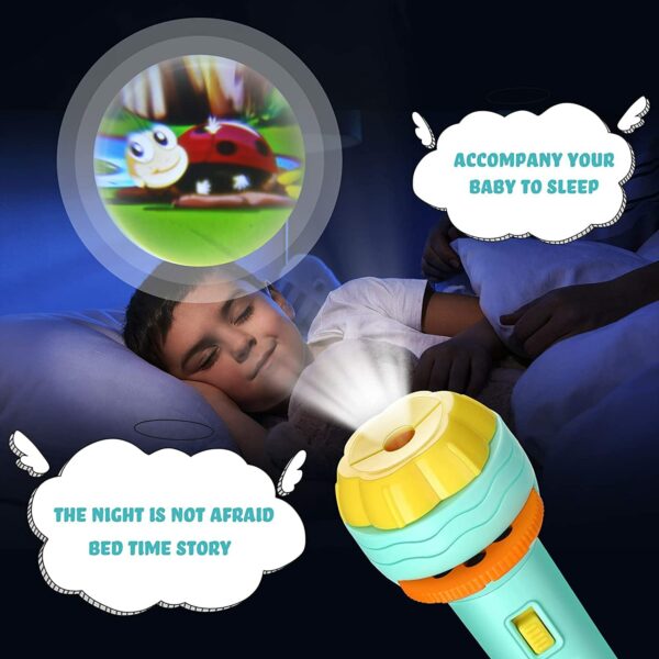 Kids Slide Projector Torch - Premium ABS, Easy-to-Use, Nighttime Safety - Image 4