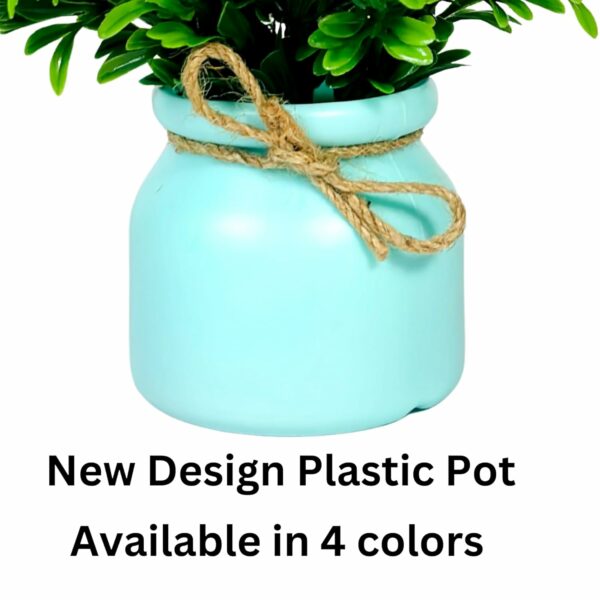 4pcs Artificial Pot Flowers - Mini Potted Plants for Home Decor - Image 3