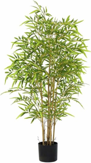 4FT Artificial Bamboo Plant for Home and Office Decor