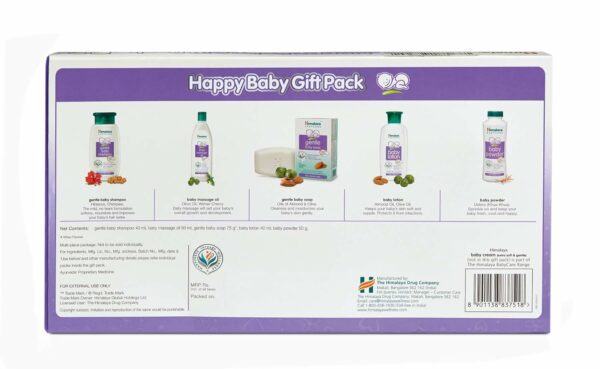 Himalaya Baby Gift Pack - Gentle Shampoo, Cream, Soap & Rash Cream - Image 3