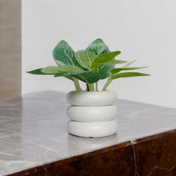 Artificial Plants for Home Decor - Pack of 4, Multicolor - Image 3