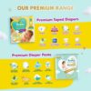 Active Baby Taped Diapers, NB/XS Size, 72 Count, 5 Star Protection
