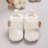 Comfortable Cotton Booties for Newborns 3-12 Months - Pink