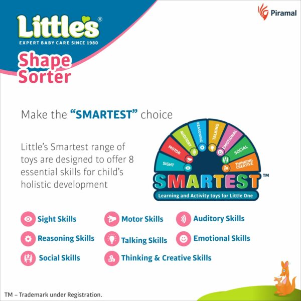 Shape Sorter Cube for Kids | 24 Multi-Color Shapes | Motor Skills Development - Image 5