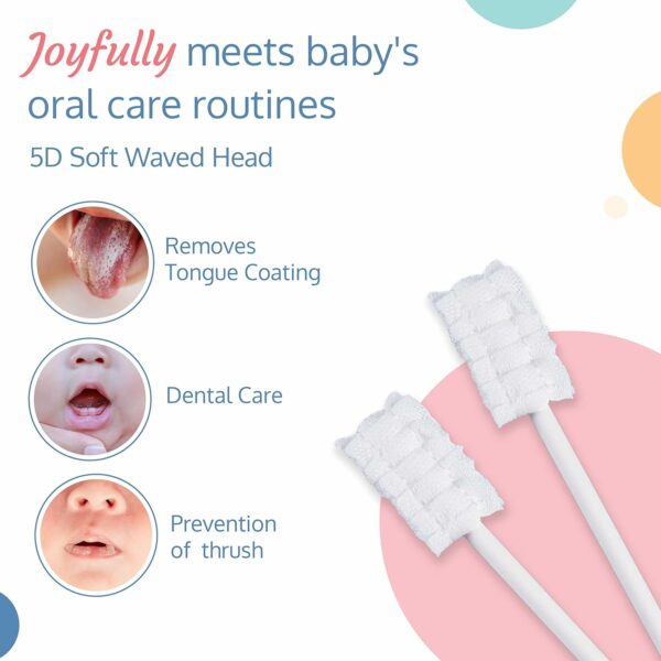 40pcs Baby Oral Care Swabs for Cleaning Teeth & Gums - Image 3