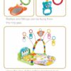 Multi-Function Baby Gym & Fitness Rack with Piano - Safe for 6-36 Months