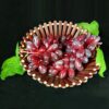Artificial Hanging Grapes with Leaves - 3 Piece Set