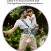 Ergonomic Baby Carrier with Hip Seat & In-Built Diaper Bag
