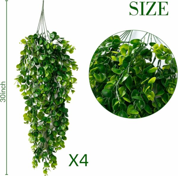 Artificial Hanging Fern Vine - 1Pcs Faux Ivy Leaves for Indoor & Outdoor Decor - Image 3