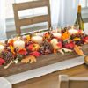 Lifelike Artificial Pumpkin and Maple Leaf Decor Gift
