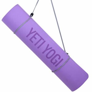 Extra Thick TPE Yoga Mat with Carrying Strap - 6 mm Anti-Slip