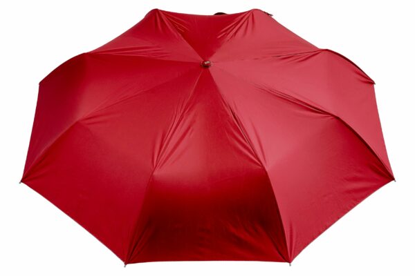 3 Fold Automatic Open Umbrella - UV Protection - Maroon - Image 2