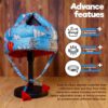 Adjustable Baby Safety Helmet for Infants & Toddlers - Cushioned Headguard