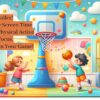 Portable Kids Basketball Set with Extra Ball - Indoor/Outdoor Fun