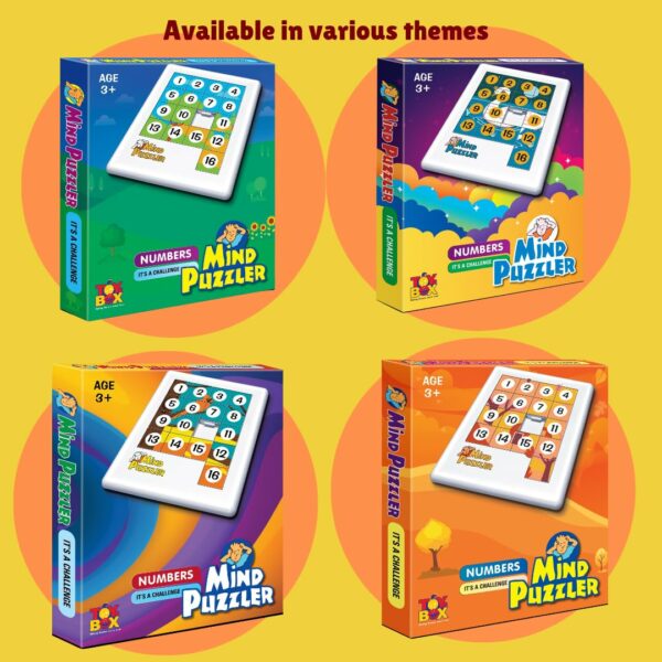 Mind Puzzler Numbers Educational Toy for Kids - Multicolor - Image 3