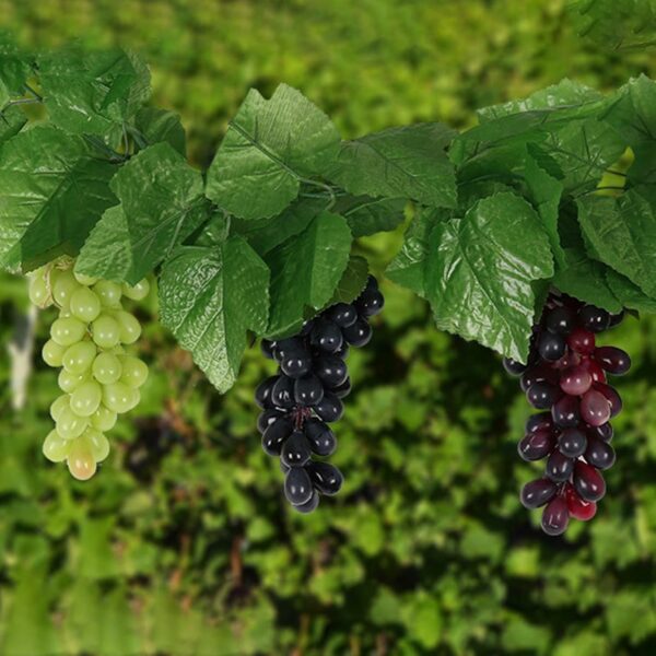 Lifelike Artificial Grape Figurine - Home Decor & Educational Tool - Image 3