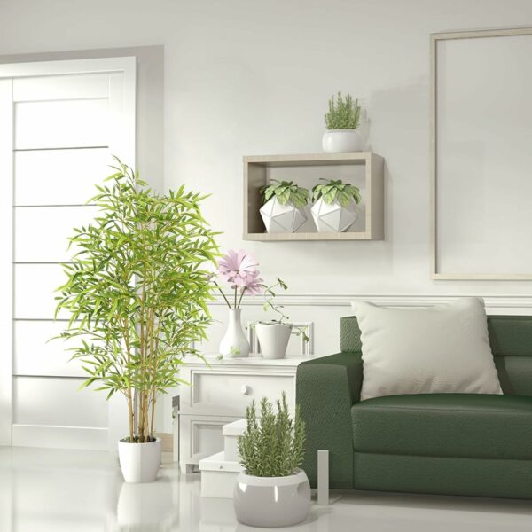 4FT Artificial Bamboo Plant for Home and Office Decor - Image 2