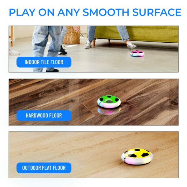 Rechargeable Hover Football Indoor Soccer Toy - Fun for All Ages - Image 3