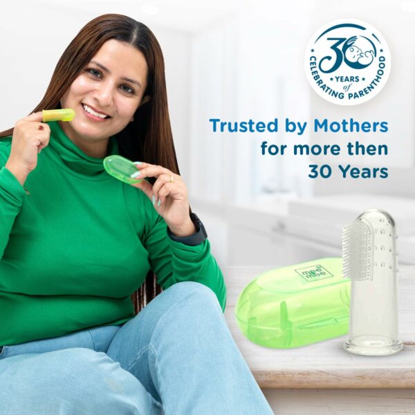 Silicone Baby Finger Toothbrush with Carry Case - BPA-Free - Image 5