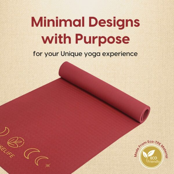 Extra Thick XL TPE Yoga Mat with Strap for All Workouts - Image 6