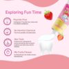 Strawberry Toothpaste for Kids - Gentle & Fluoride-Free (45g, Pack of 2)
