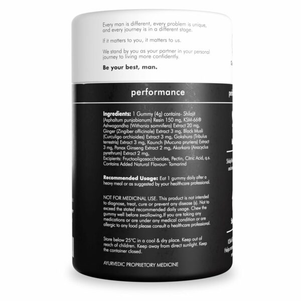 Pure Himalayan Shilajit Gummies with 75% Fulvic Acid & Ashwagandha | Pack of 60 - Image 2