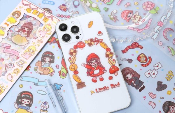 Cartoon Theme Stickers for Kids - 20 Sheets for Crafts & Projects - Image 4
