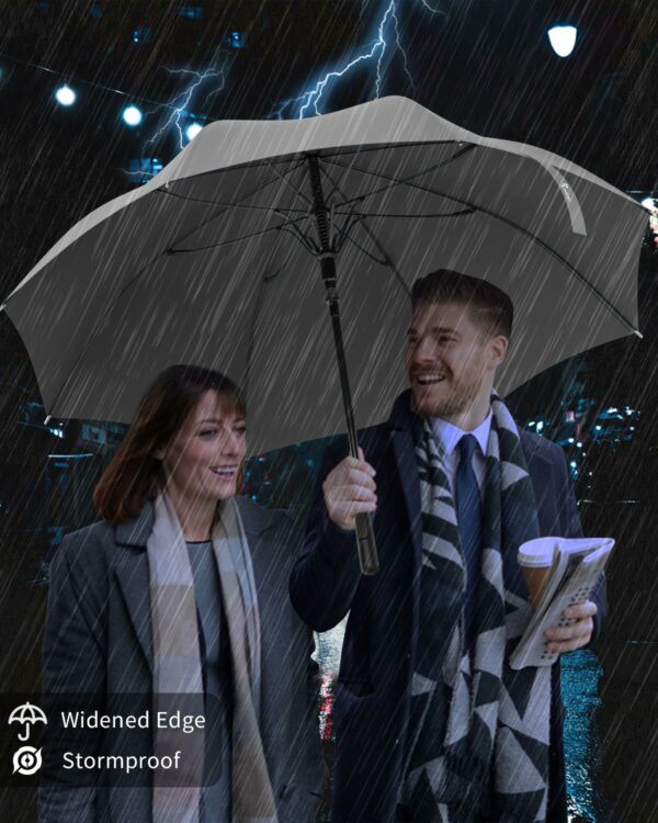 280T High-Density Fabric 54 Inch Auto Open Golf Umbrella - Windproof & Waterproof - Image 5