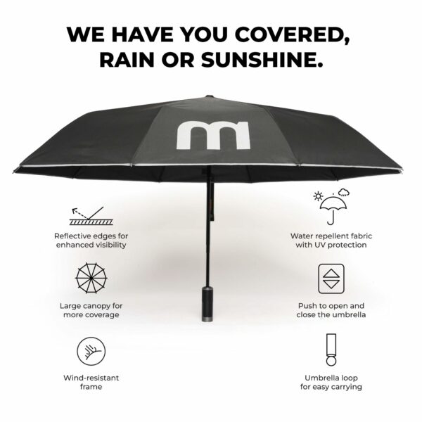 Em City Umbrella - UV Protection, Auto Open/Close, Windproof - Image 3