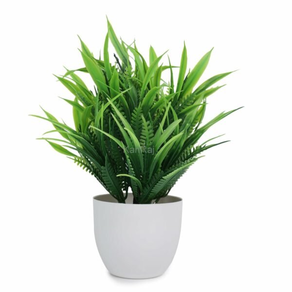 Set of 6 Multicoloured Artificial Bonsai Plants with Pots - Image 3